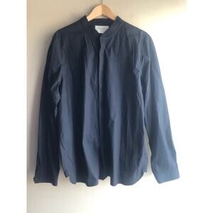 Filling Pieces Men Black Button Down Shirt Size XL